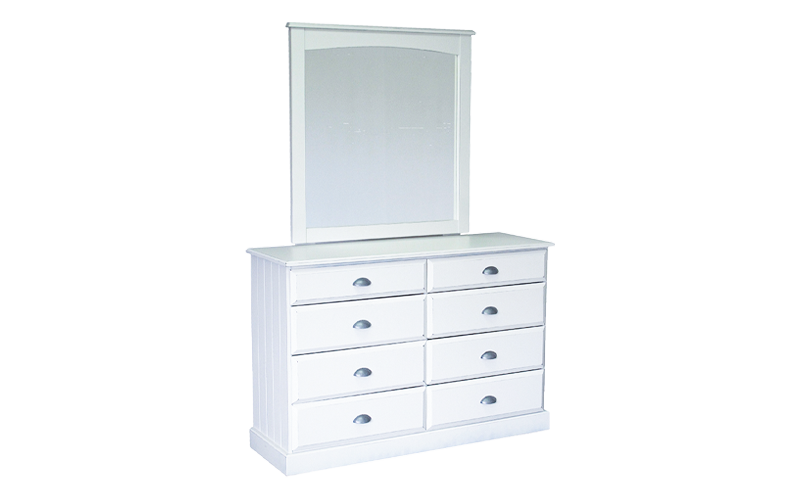 Andorra 8 Drawer Dresser & Mirror