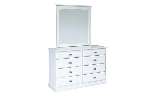 Andorra 8 Drawer Dresser & Mirror