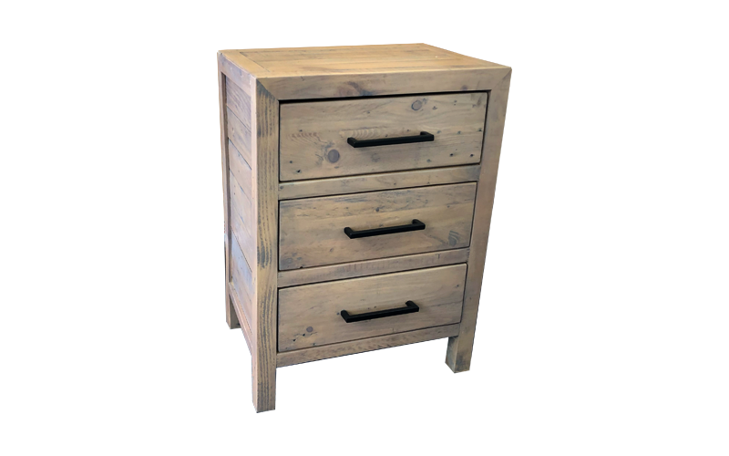 Brooklyn 3 Drawer Bedside