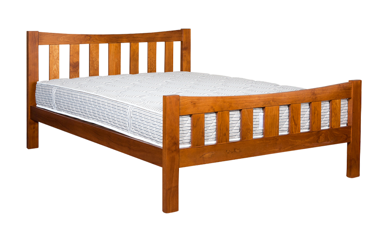 Delta Slatted Bed Frame – High Foot