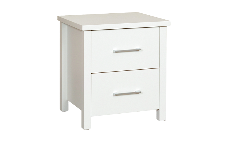 Portland 2 Drawer Bedside Cabinet