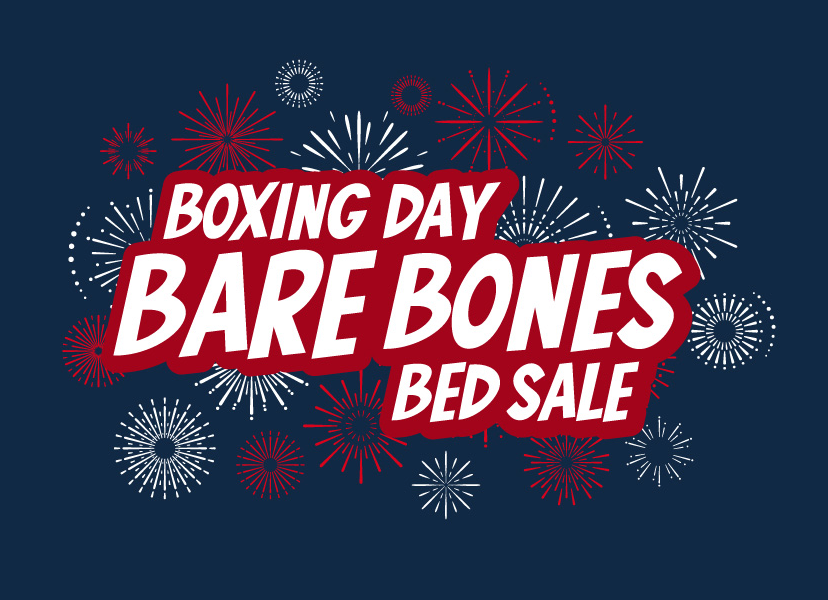 2024 Boxing Day Bare Bones Bed Sale