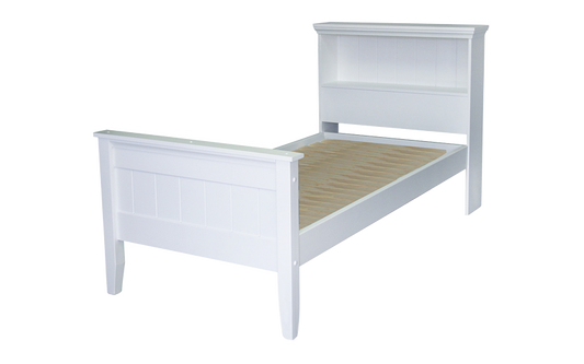 Adventure Bed Base with Shelf – High Foot